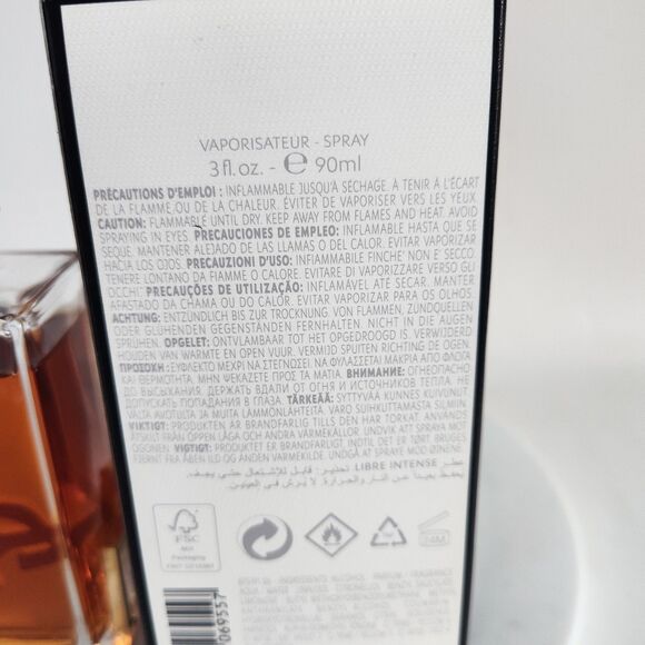 Ysl Libre Eau De Parfum Intense Perfume 3 Oz 90 mL With Box Designer Fragrance - Picture 3 of 7